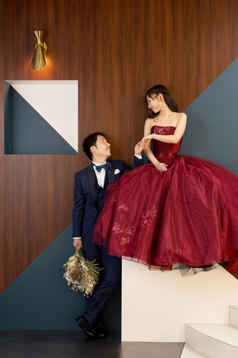 まるで絵本の王子様とお姫様のようなお写真も♡