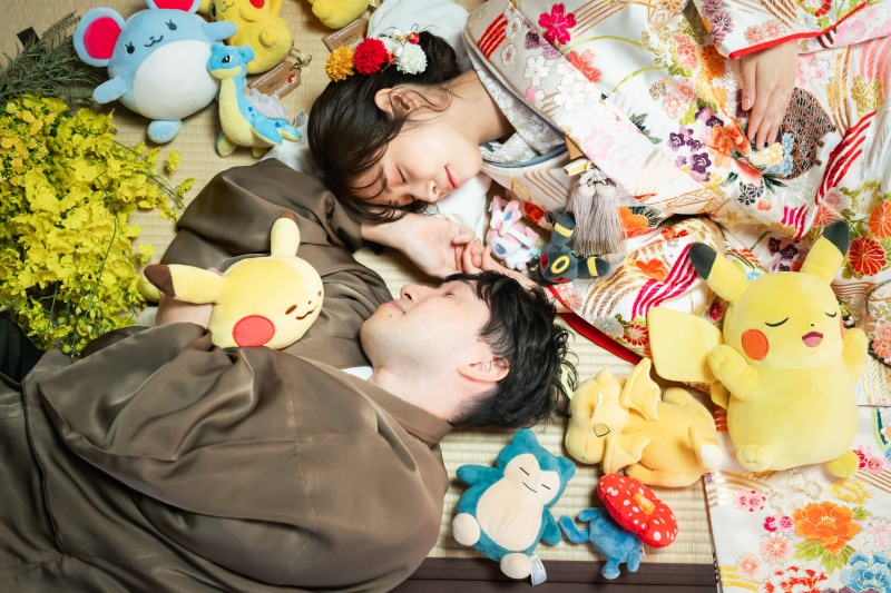 大好きな物に囲まれて