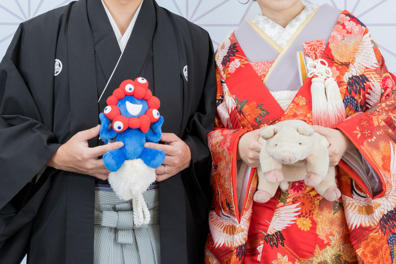 ミャクミャク＆ブタさん