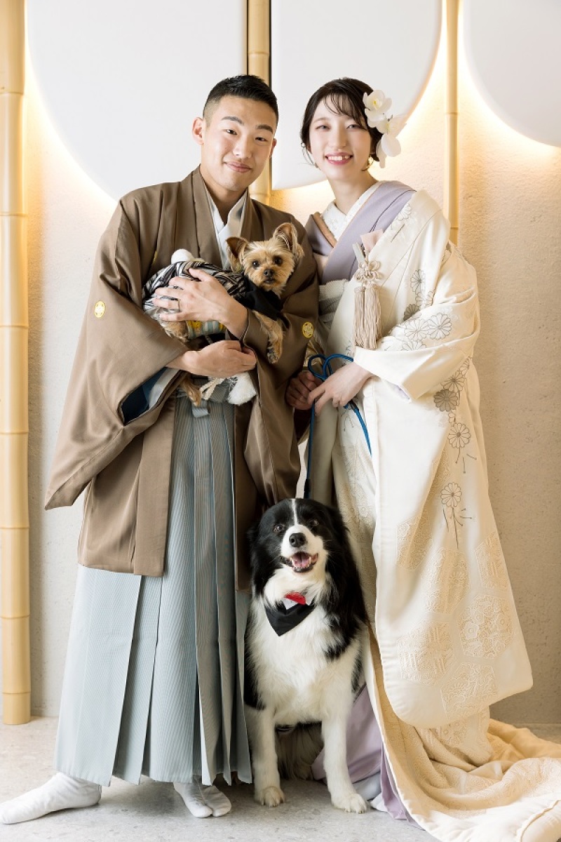 愛犬と一緒に♡