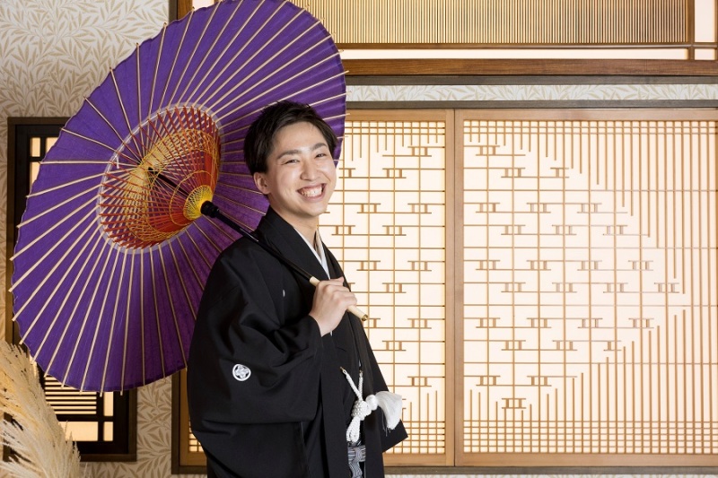 ご新郎様のソロショットもお撮りしました☆