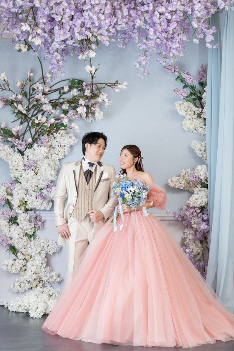 カラードレスにチェンジ♡