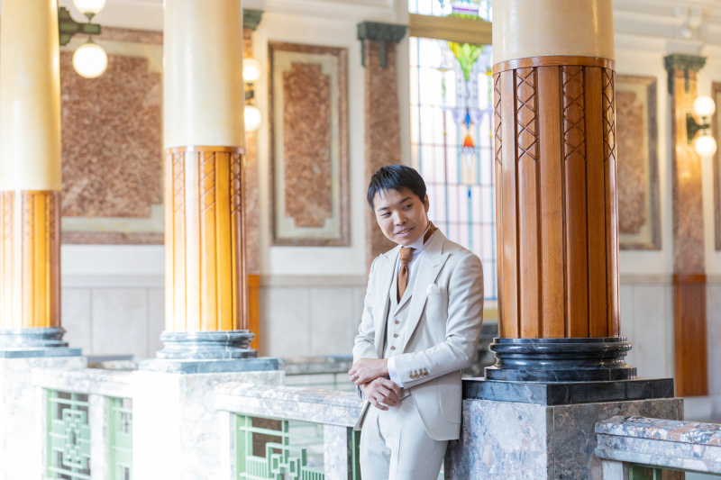 ご新郎様のソロショットも！