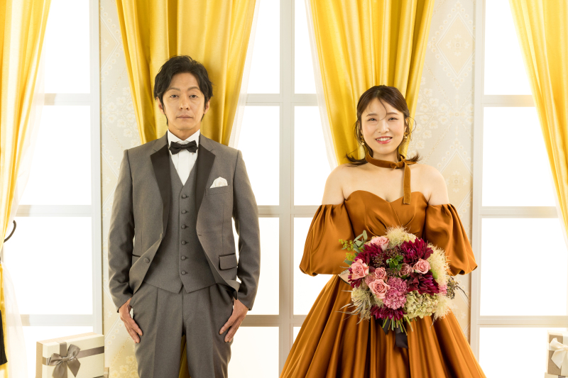 カラードレスにお着替え