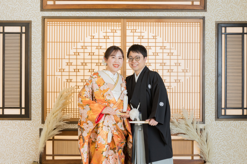 仲睦まじく