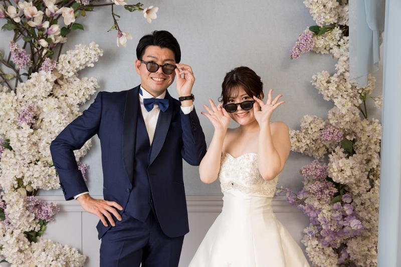 サングラスでクールに