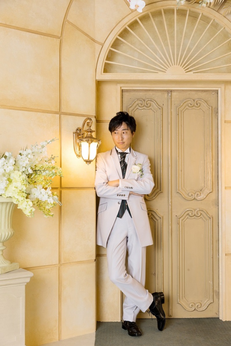 ご新郎様のソロショット