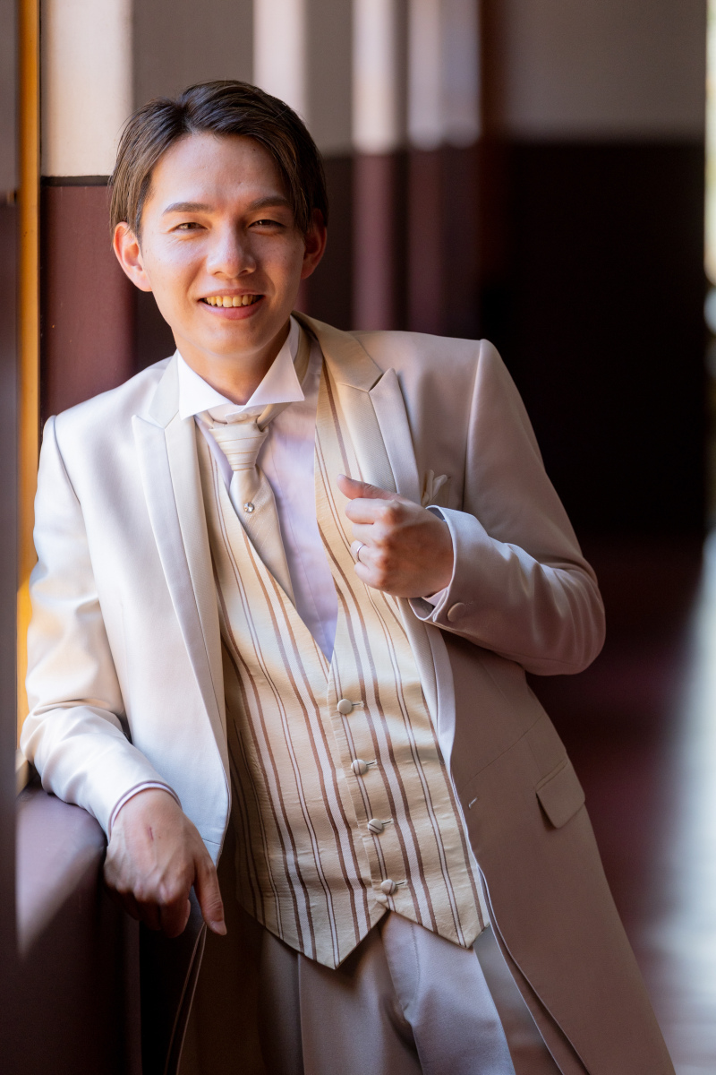 ご新郎様ソロショット