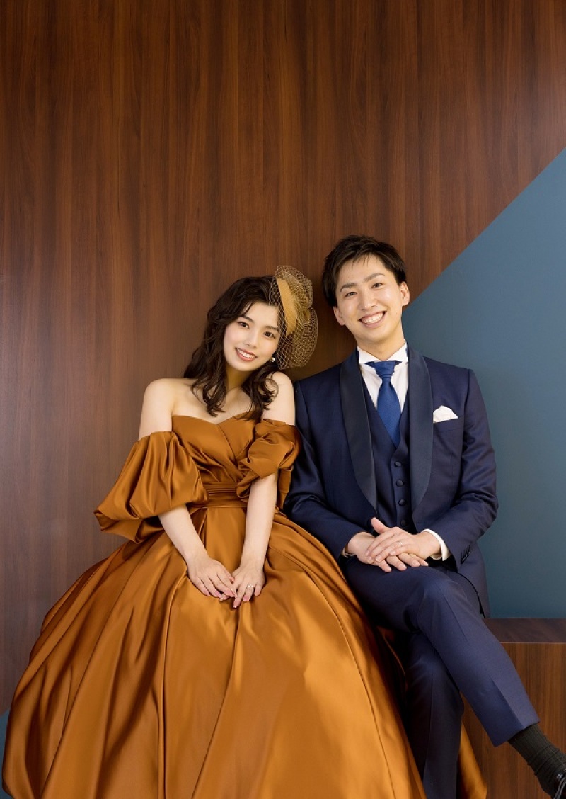 おふたりでにっこりほほ笑んで♪