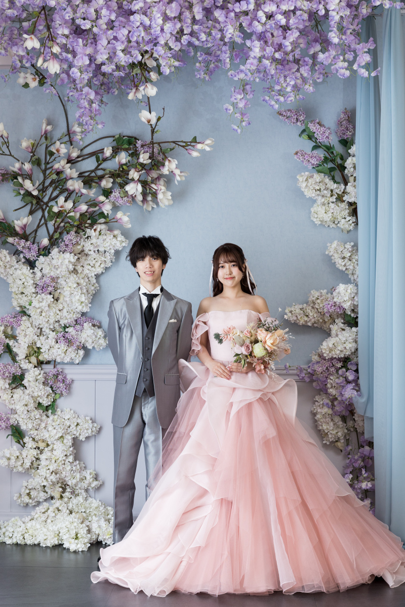 カラードレスはカジュアルに