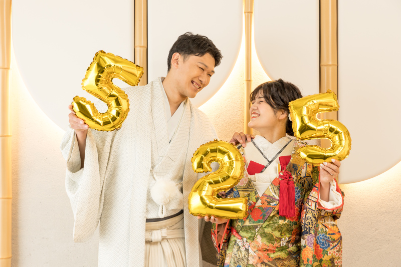 バルーンを持った1枚