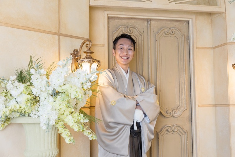 ご新郎様のソロショット