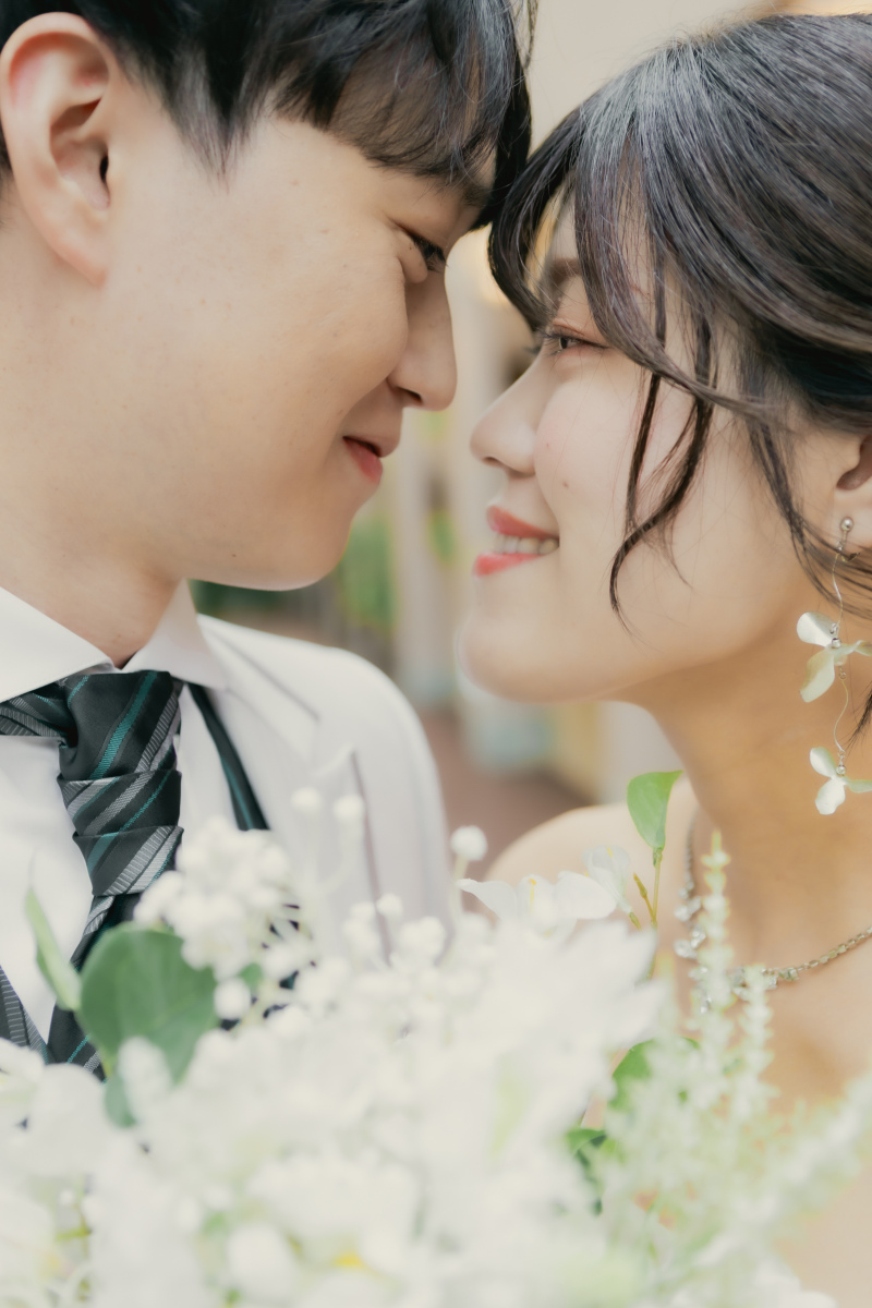 お互い見つめ合って