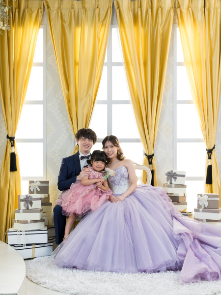 お子様と3ショット