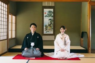 白鳥庭園和装ロケーション撮影