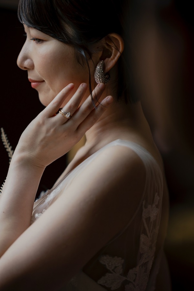 ご新婦様のアクセサリー