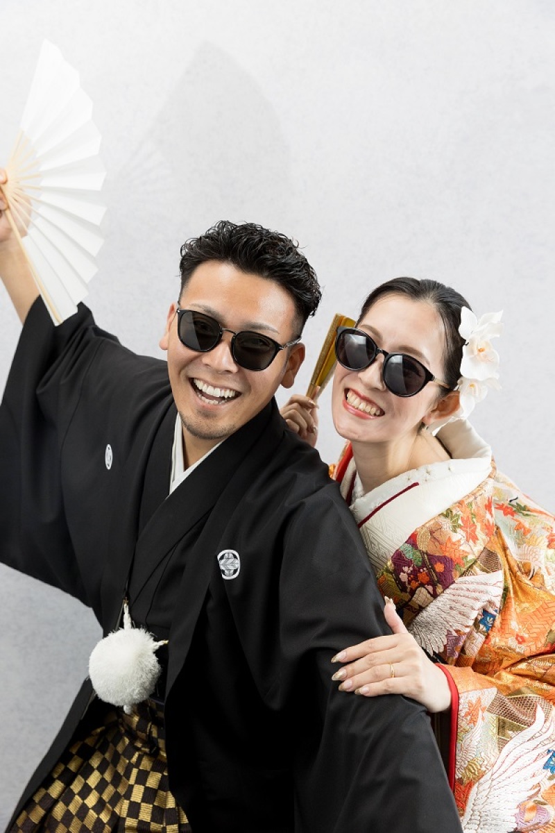 はっちゃけポーズも当店にお任せください♪