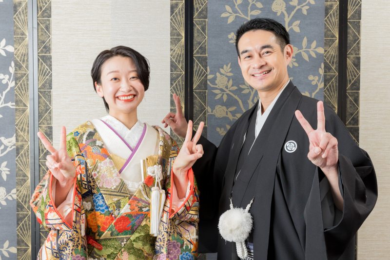 はい、ピース！