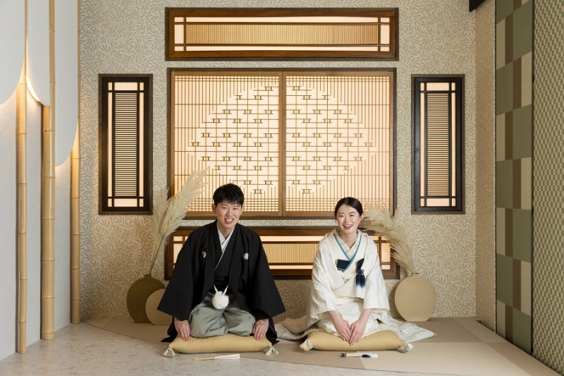 お辞儀のポーズ