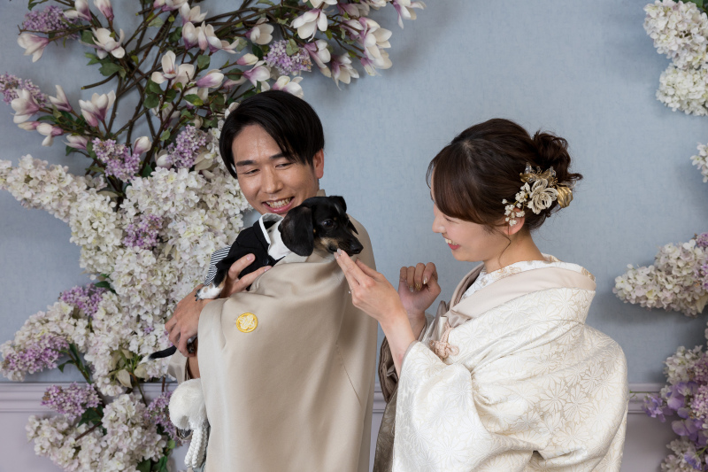 わんちゃんとのご撮影