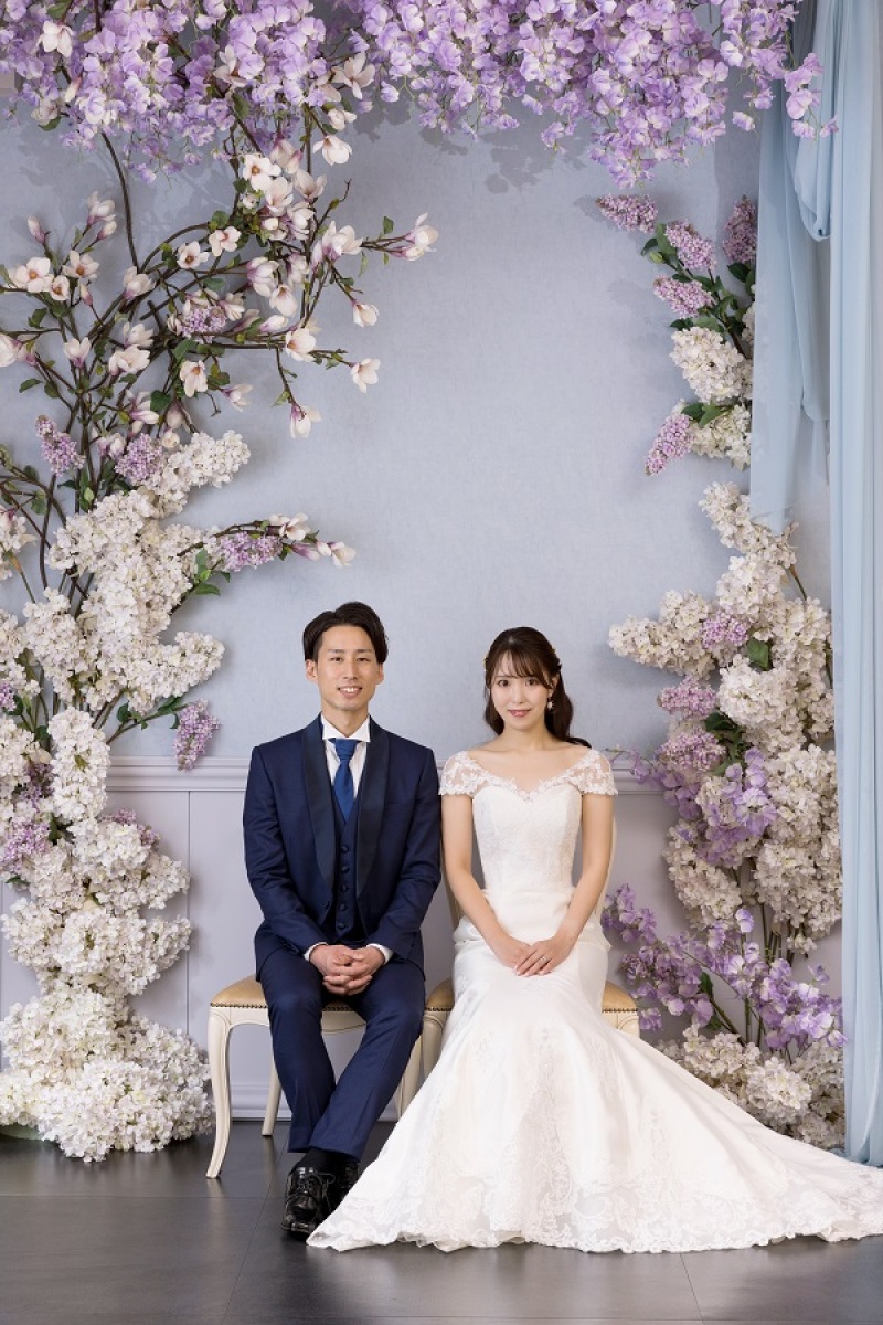 マーメイドラインのウエディングドレス⚘