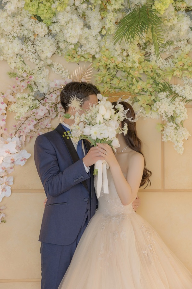 ブーケのお顔隠し＊