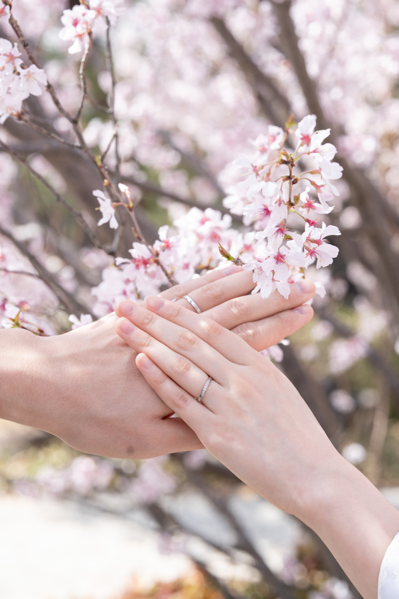 大切な指輪と一緒に
