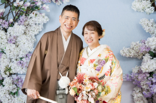 和装洋装スタジオ撮影