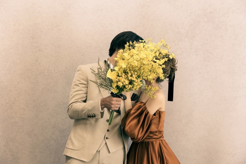 顔隠しショット