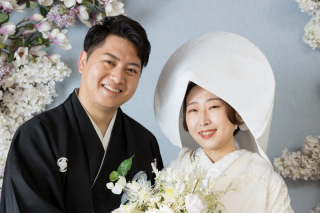 綿帽子でご撮影♡