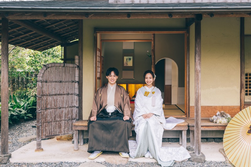 和装でのお座りショット