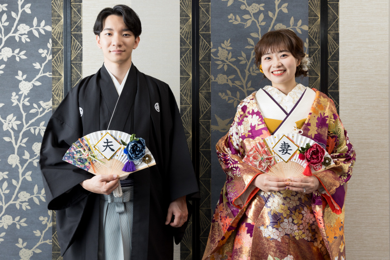 色打掛にお着替え