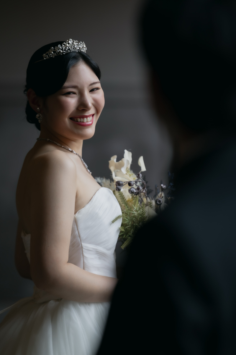 ご新婦様の表情