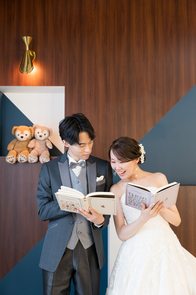 ふたりで仲良く読書