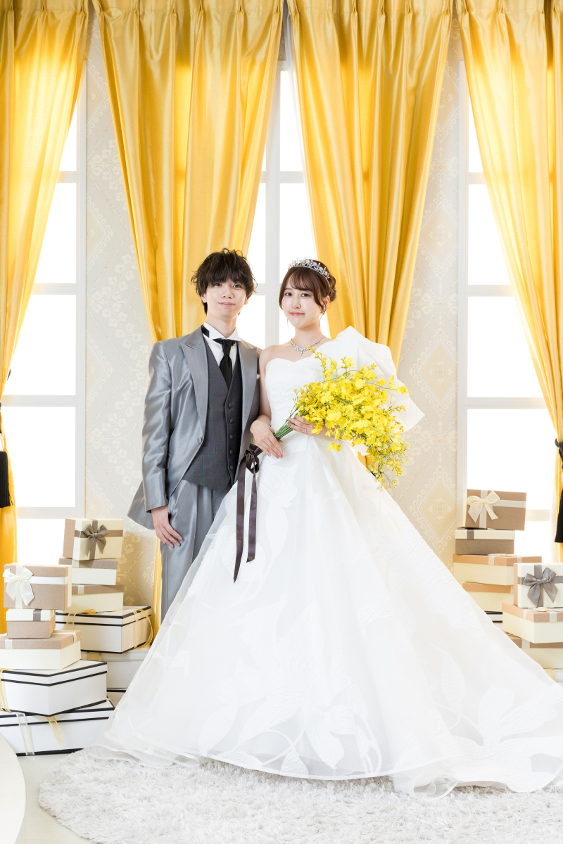 ウェディングドレスのご撮影からスタート！