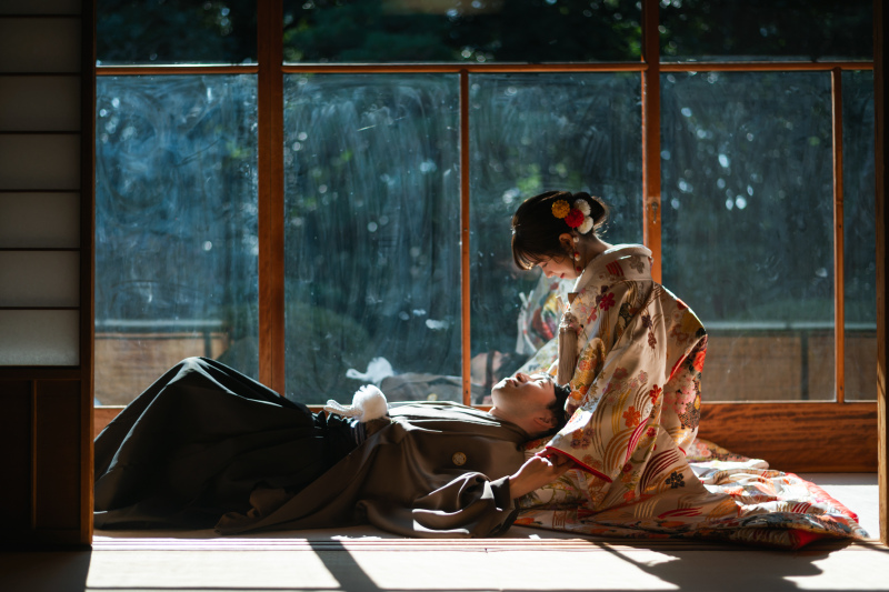 視線を合わせて...