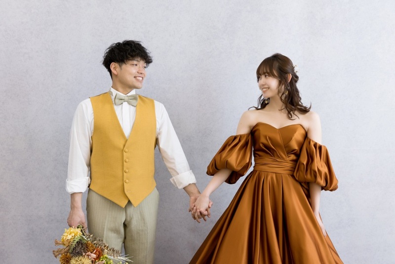 お衣裳を和装から洋装に♪