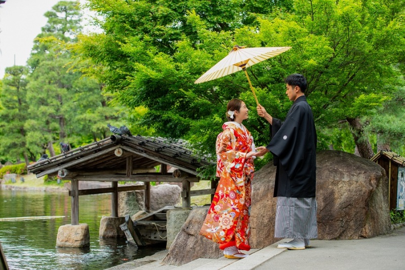 ご新郎様のエスコート