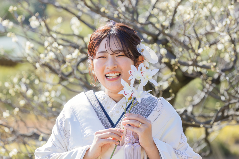 満開な笑顔で