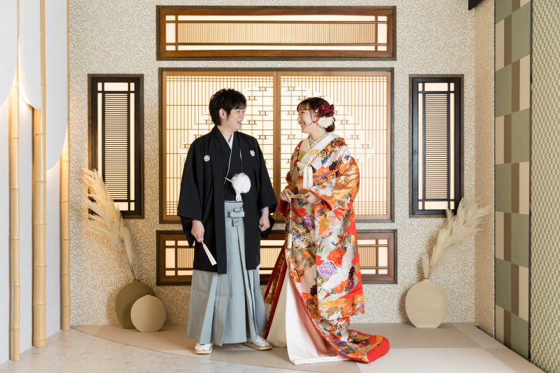 和装の全身撮影からスタート★