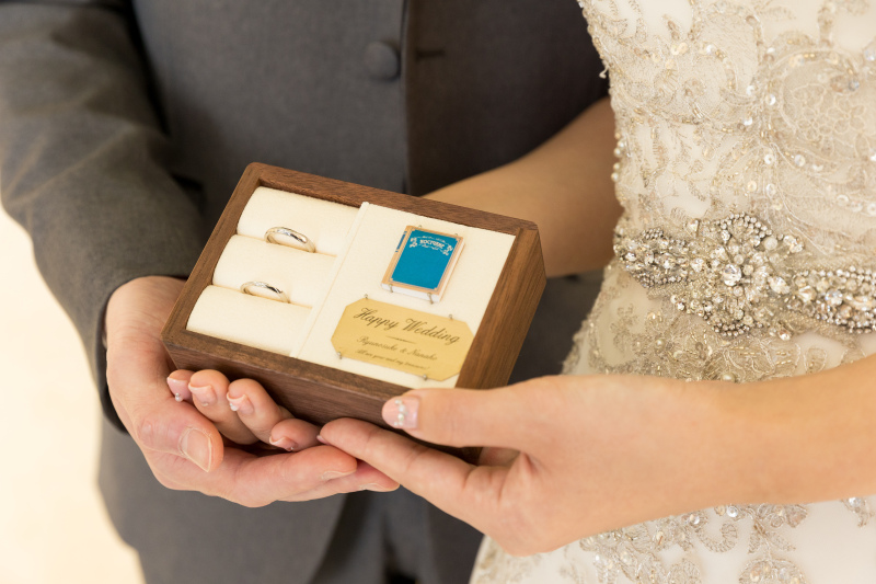 お持込のリングピロー