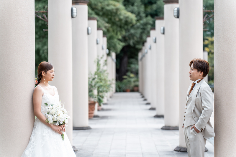 見つめ合いながら