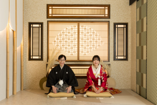 和装洋装スタジオ撮影