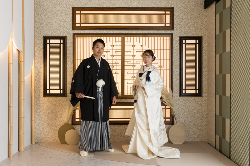 スタジオ撮影は白無垢から♪