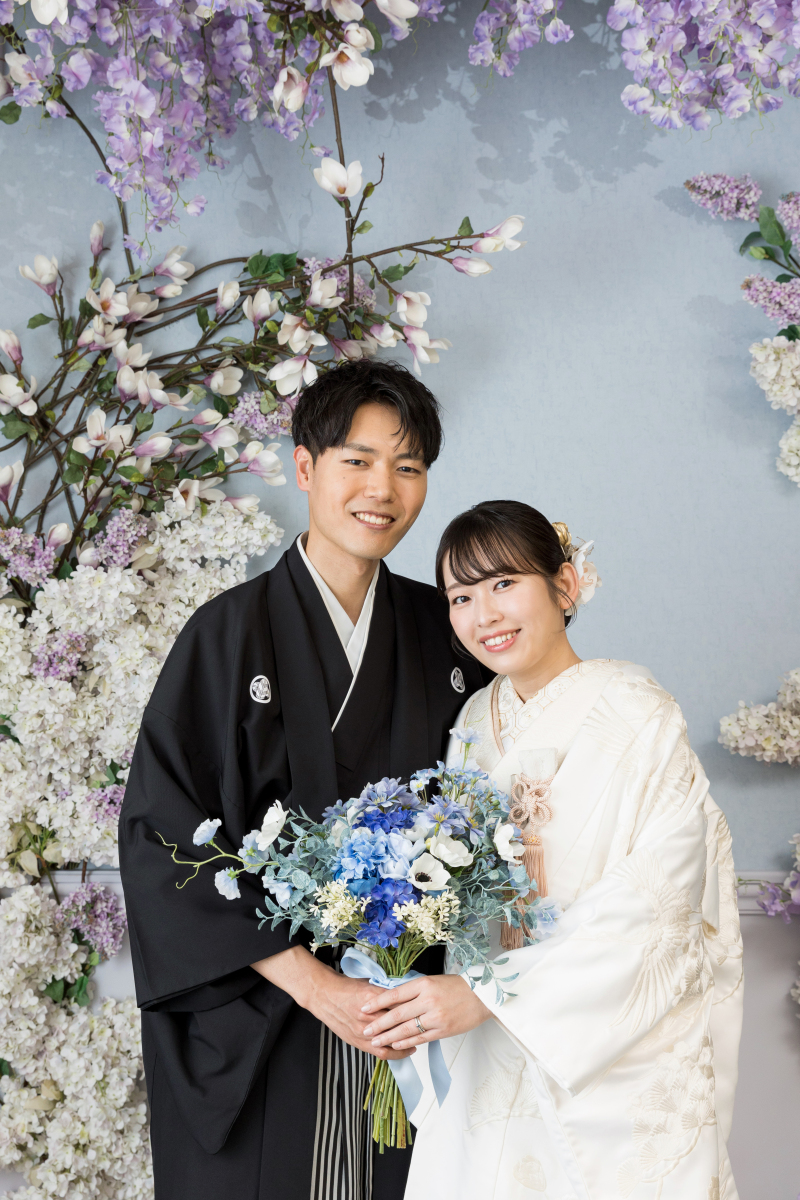 ブーケをもって