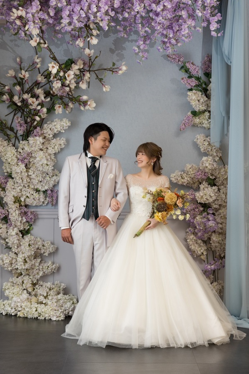 ドレスにチェンジ