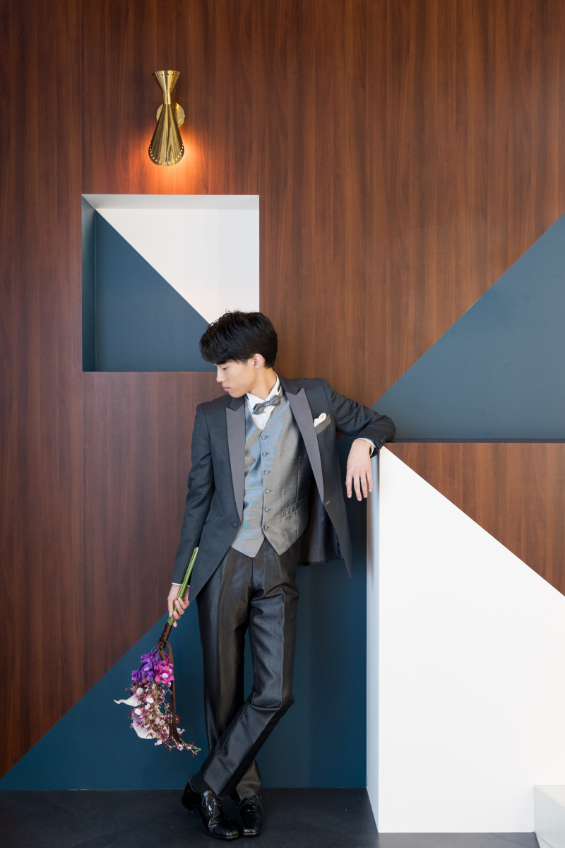 ご新郎様のソロショット