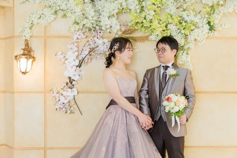 お花に囲まれて♡