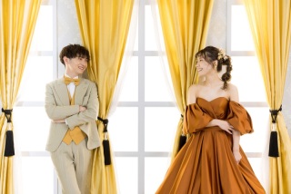 おふたりらしいコーディネートでご撮影♩