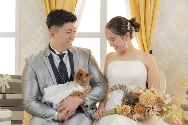 新婦様を見つめる眼差しが愛おしい♡